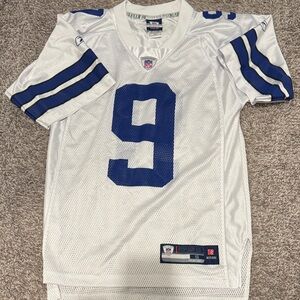 Reebok White and Blue Tony Romo Cowboys Football Jersey